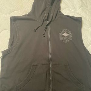 Harley Davidson sleeveless hoody